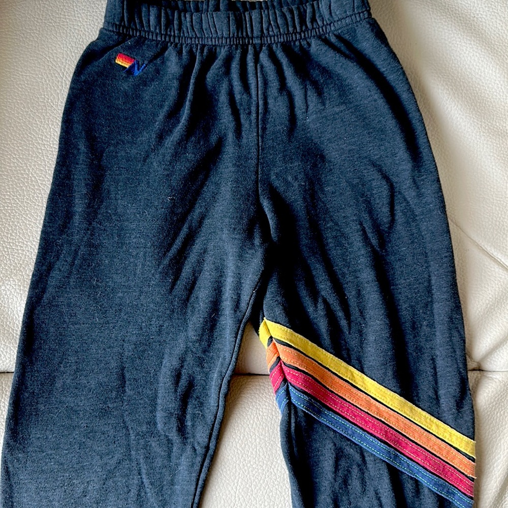 Aviator Nation 5 stripe sweats and T-shirt bundle Size Kids 8